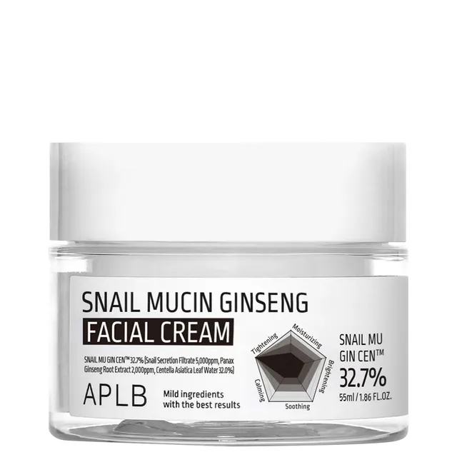 APLB Snail Mucin Ginseng Facial Cream 55ml