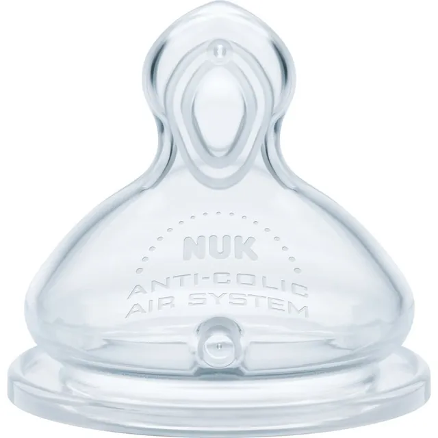 NUK First Choice Teat M Beebipudeli lutti 3m+ 2 tk
