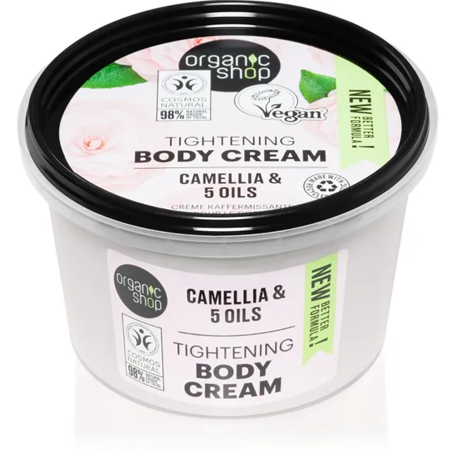 Organic Shop Organic Camellia & 5 Oils Hooldav kehakreem 250 ml
