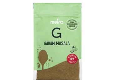 Garam Masala vürtsiseg,0% soolaMEIRA 28g