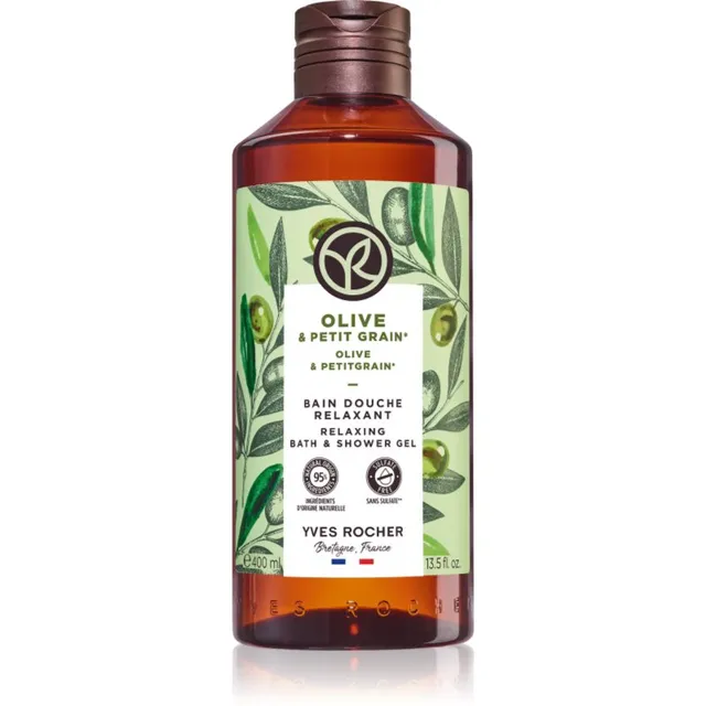 Yves Rocher Bain de Nature Lõõgastav dušigeel Olive & Petit Grain 400 ml
