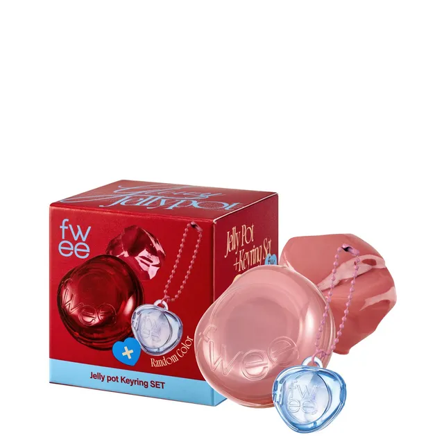 FWEE Lip & Cheek Glowy Jelly Pot No.JN03 Custard Keyring Set