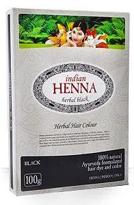 Juuksevärv Henna, must