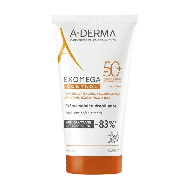 A-DERMA EXOMEGA EMOLLIENT PÄIKESEKAITSEKREEM 150ML