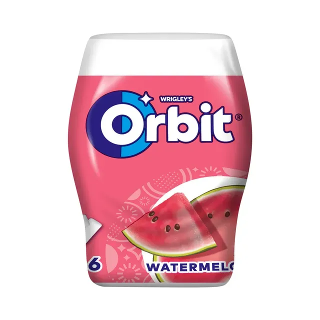 Närimiskumm arbuusimaitseline, ORBIT, 64 g