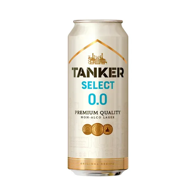 Alkoholivaba õlu Select Lager, TANKER, 500 ml