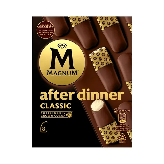 After dinner Classic multipakk 8x35ml, MAGNUM, 232 g