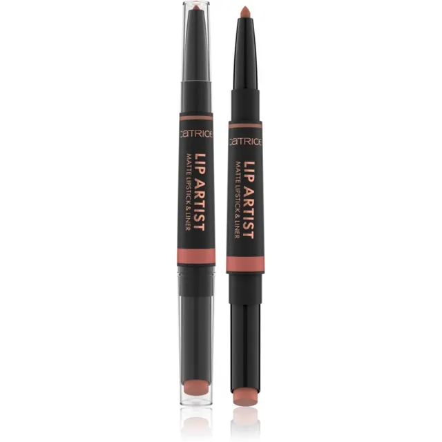 Catrice Lip Artist Matte Lipstick & Liner Huulepulk + huulepliiats mati efektiga varjund 010 Always Together 1.74 g