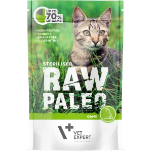 Raw Paleo kiisueine ster.100g ulukiliha