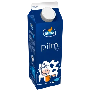 Alma Piim 2,5%, 1 l