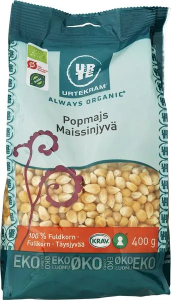 Popkorn, ökoloogiline
