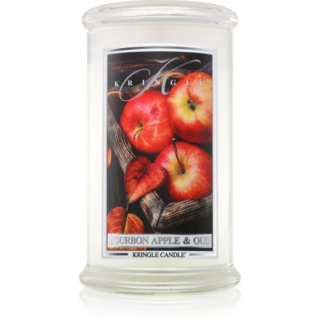 Kringle Candle Bourbon Apple & Oud lõhnaküünal 624 g