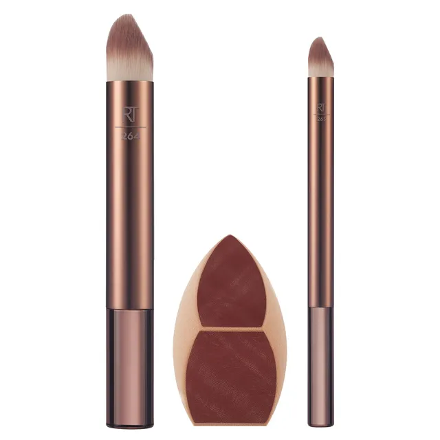 REAL TECHNIQUES Makeupsaver Sponge + Brush Trio komplekt