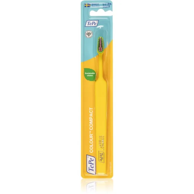 TePe Colour Compact X-Soft Hambahari Yellow 1 tk