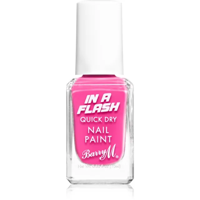 Barry M IN A FLASH Kiirkuivav küünelakk varjund Pink Burst 10 ml