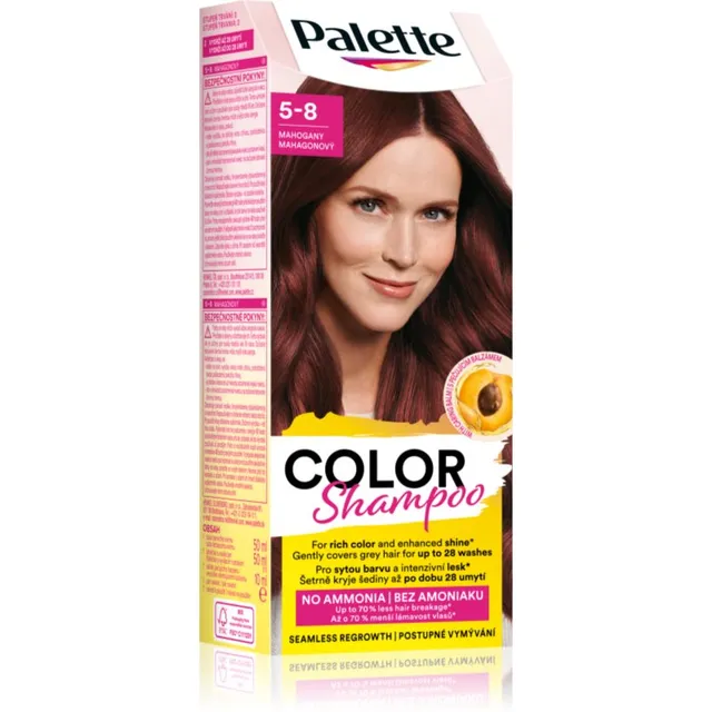 Schwarzkopf Palette Color Shampoo Toniseeriv šampoon varjund 5-8 Mahogany 50 ml