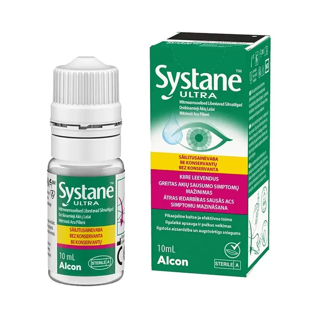 Silmatilgad Systane Ultra GTT, SYSTANE, 10 ml