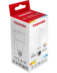 Toshiba LED 15W (100W) E27 soe valge A60 matt 1521lm