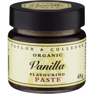 Vanillipasta ökoloogiline, TAYLOR & COLLEDGE, 65 g