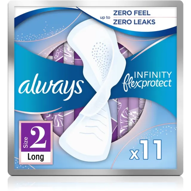 Always Infinity Long Size 2 Hügieenisidemed 11 tk