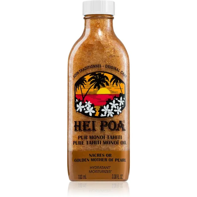 Hei Poa Pure Tahiti Monoï Oil Golden Mother of Pearl Multifunktsionaalne õli sädelusega 100 ml