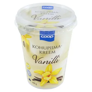 Coop kohupiimakreem vanilli 400g