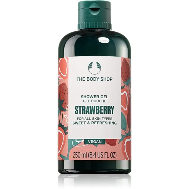 The Body Shop Strawberry Shower Gel Värskendav dušigeel 250 ml