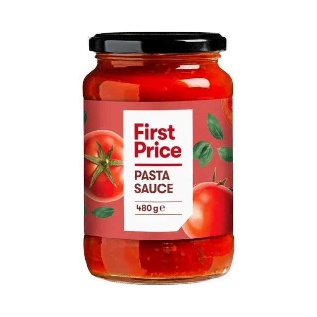 Pastakaste sibula ja basiilikuga, FIRST PRICE, 480 g