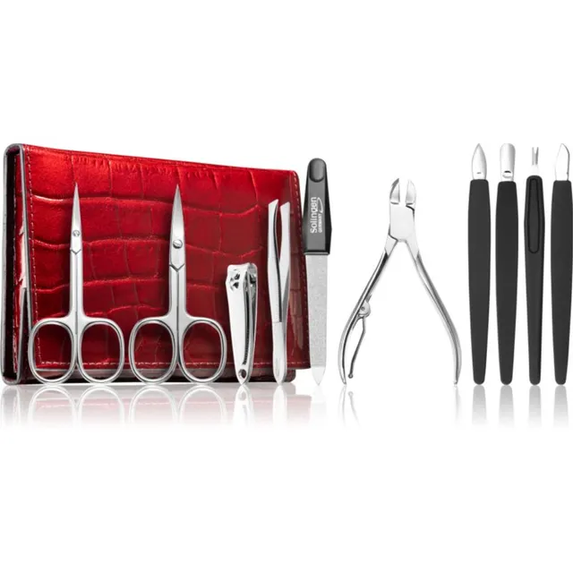 DuKaS Premium Line Solingen 252 Maniküürikomplekt + ümbris Burgundy