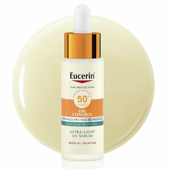 Eucerin Sun Oil Control ülikerge päevane päikesekaitseseerum SPF 50+ 30 ml