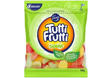 Kummikommid, TUTTI FRUTTI, 180 g