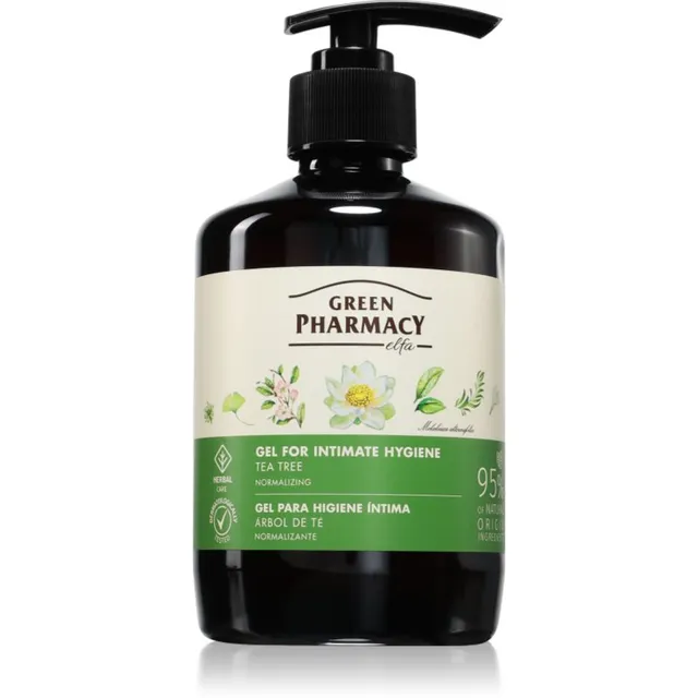 Green Pharmacy Marigold & Tea Tree Gel for Intimate Hygiene Intiimhügieenigeel 370 ml