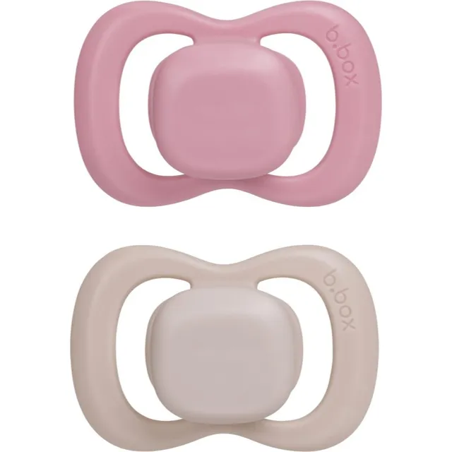 B.Box Silicone 6m+ lutt Berry/Blush 2 tk