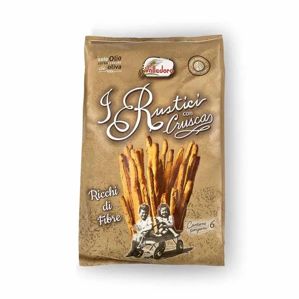 Traditsioonilised Itaalia leivapulgad RUSTICI CON CRUSCAS