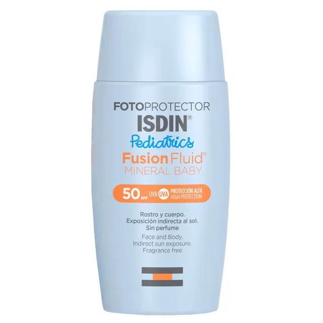 ISDIN Pediatrics Mineral Baby Fusion Sunscreen Fluid SPF50 50ml