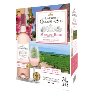 Rv LesChais Coul.duSud Merlot Rose3L BIB