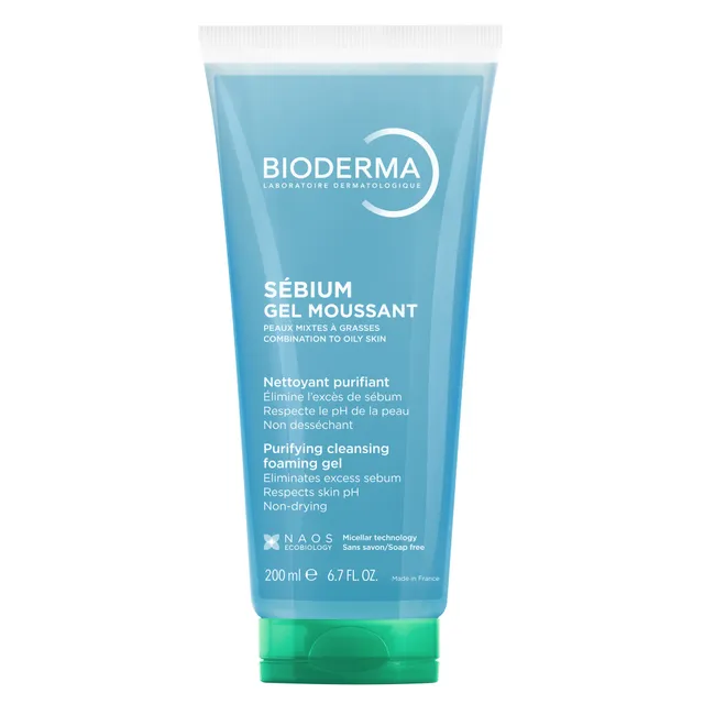 Bioderma Sebium Gel Moussant puhastav geel rasusele ja segatüüpi nahale 200 ml