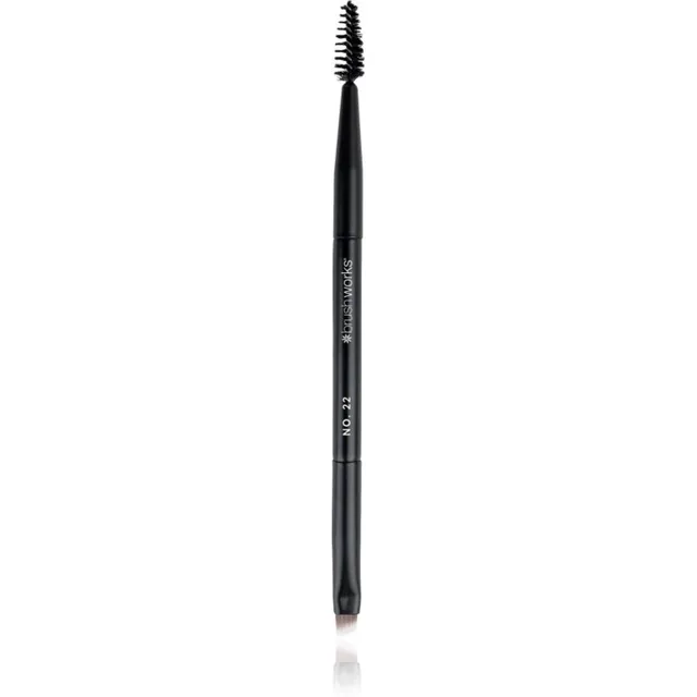 Brushworks Double Ended Brow Brush And Spoolie Kaheotsaline kulmuhari NO. 22 1 tk