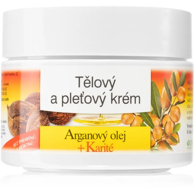 Bione Cosmetics Argan Oil + Karité Nahakreem kõigile vanustele 260 ml