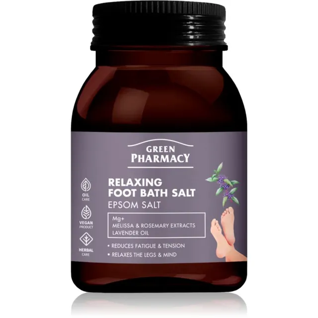 Green Pharmacy Foot Care Relaxing Foot Bath Salt Lõõgastav vannisool jalgadele 400 g