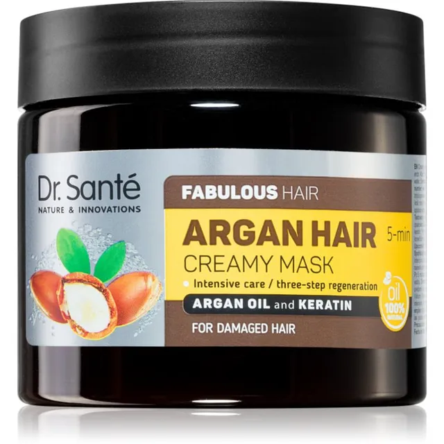 Dr. Santé Argan Kreem-mask kahjustatud juustele 300 ml