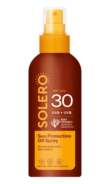 SOLERO PÄIKESEKAITSEÕLI SPREI SPF30 150ML
