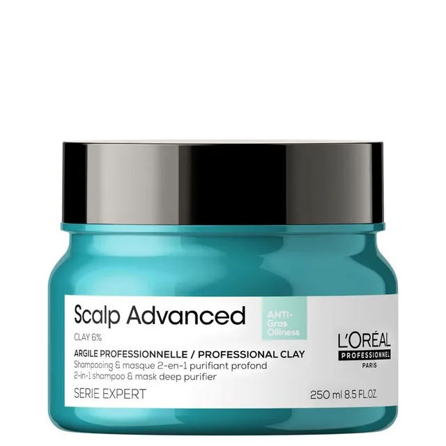 L'OREAL PROFESSIONNEL Scalp Advanced Anti-Oiliness 2-In-1 Deep Purifier Clay 250ml
