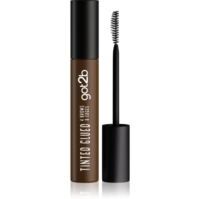 got2b Glued 4 Brows & Edges Fikseeriv geel kulmudele kaks-ühes Tinted Brown 16 ml