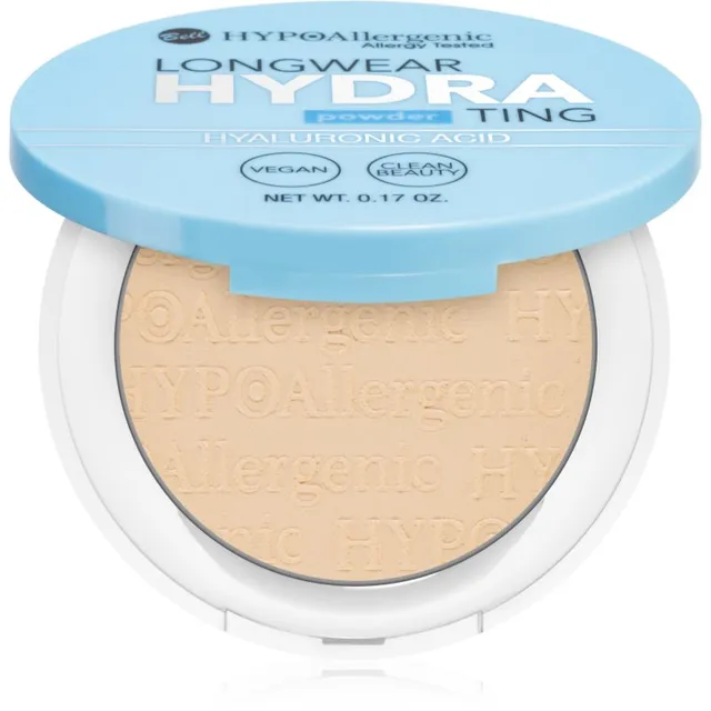 Bell Hypoallergenic Hydrating Kompaktpuuder hüaluroonhappega varjund 01 Nude 5 g