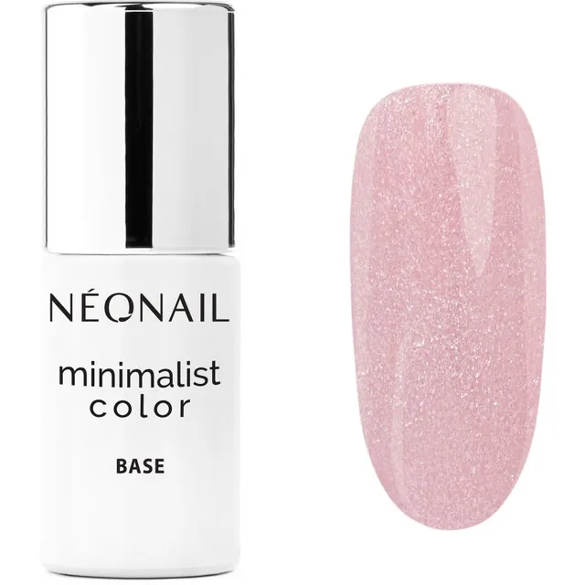 NEONAIL Minimalist Color Base UV/LED-lambiga kuivatatav küünte aluslakk varjund Shiny Rouge Tone 7.2 ml