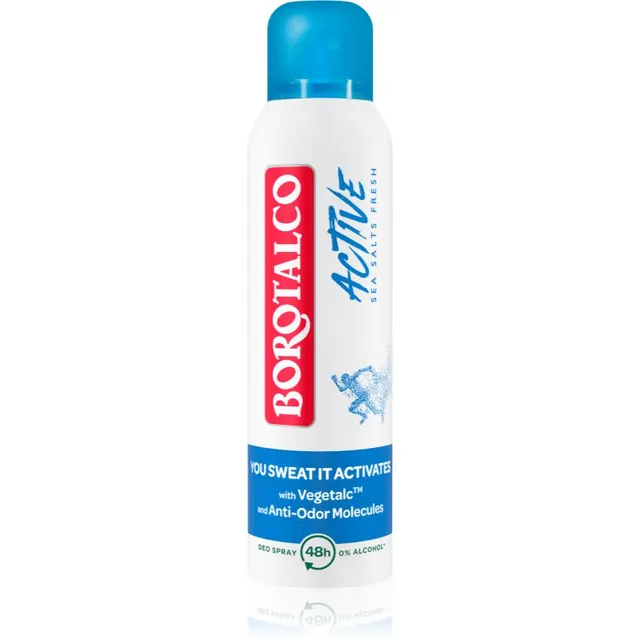 Borotalco Active Sea Salts Pihustatav deodorant 48-tunnine efektiivsus 150 ml