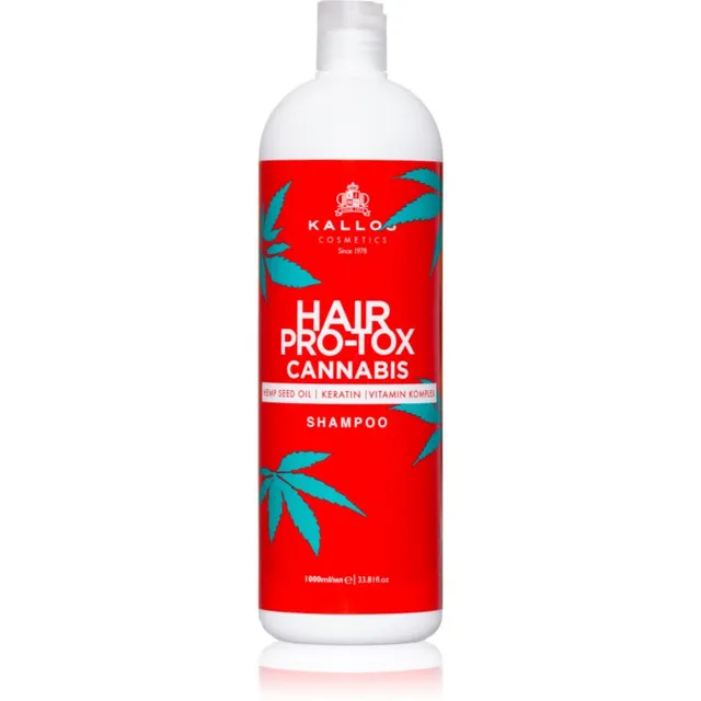 Kallos Hair Pro-Tox Cannabis Taastav šampoon kanepiõliga 1000 ml
