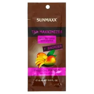 Solaariumikreem Mango+Bronzer, SUNMAXX, 15 ml