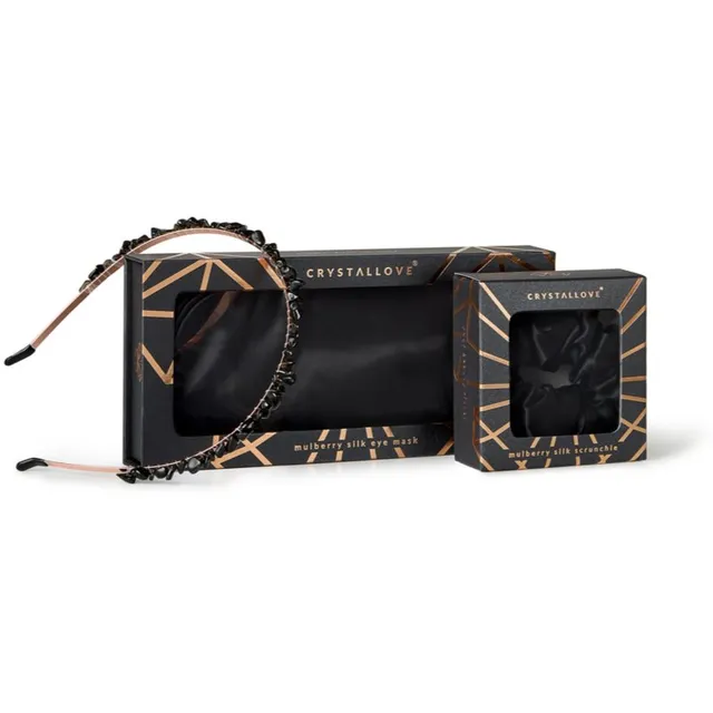 Crystallove Black Silk Set komplekt juustele